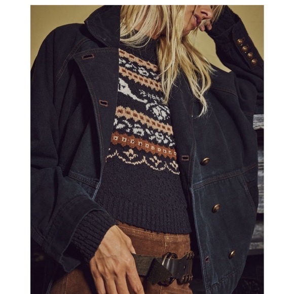 NWT Free People Viva Surplus Jacket - Picture 6 of 7